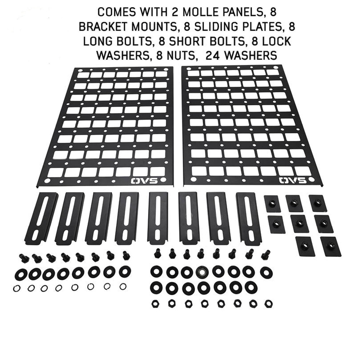 Bulkhead Molle Panels (Pair) for Expedition Truck Cap