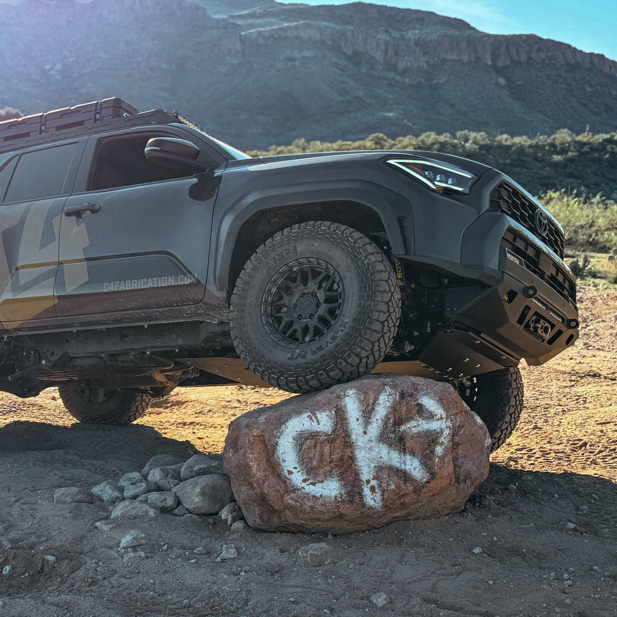 Cover photo of the 4th Gen Tacoma rear skid with the background faded out and emphasis on the rear skid.