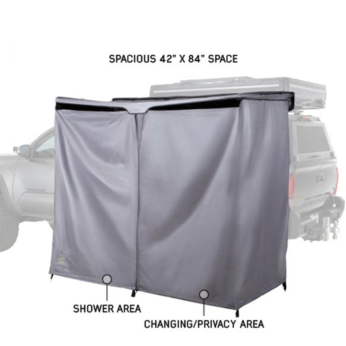 HD Nomadic 2 Person Quick Deploying Car-Side Shower & Privacy Room Combo