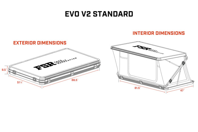 Evolution V2 Standard Rooftop Tent