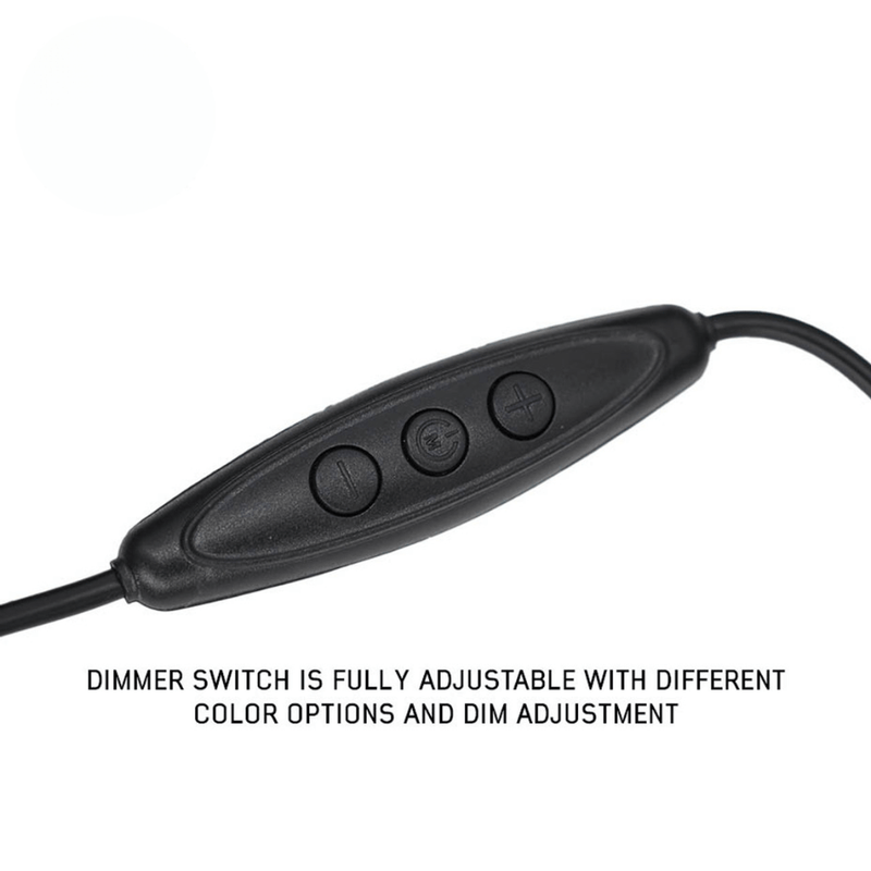 Flexible 47" LED Light with Dimmer and Adaptor for Roof Top Tent and Awning