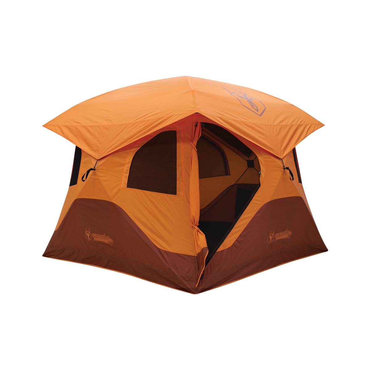 Gazelle T4 Overland Edition 4-Person Hub Tent Sunset Orange