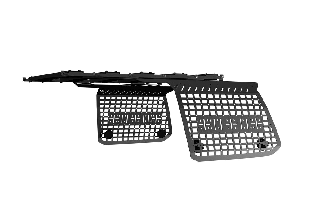 Full-Kit Render of Crossmembers for Land Cruiser or GX 550 OEM Factory Roof Rails and E-MSPs