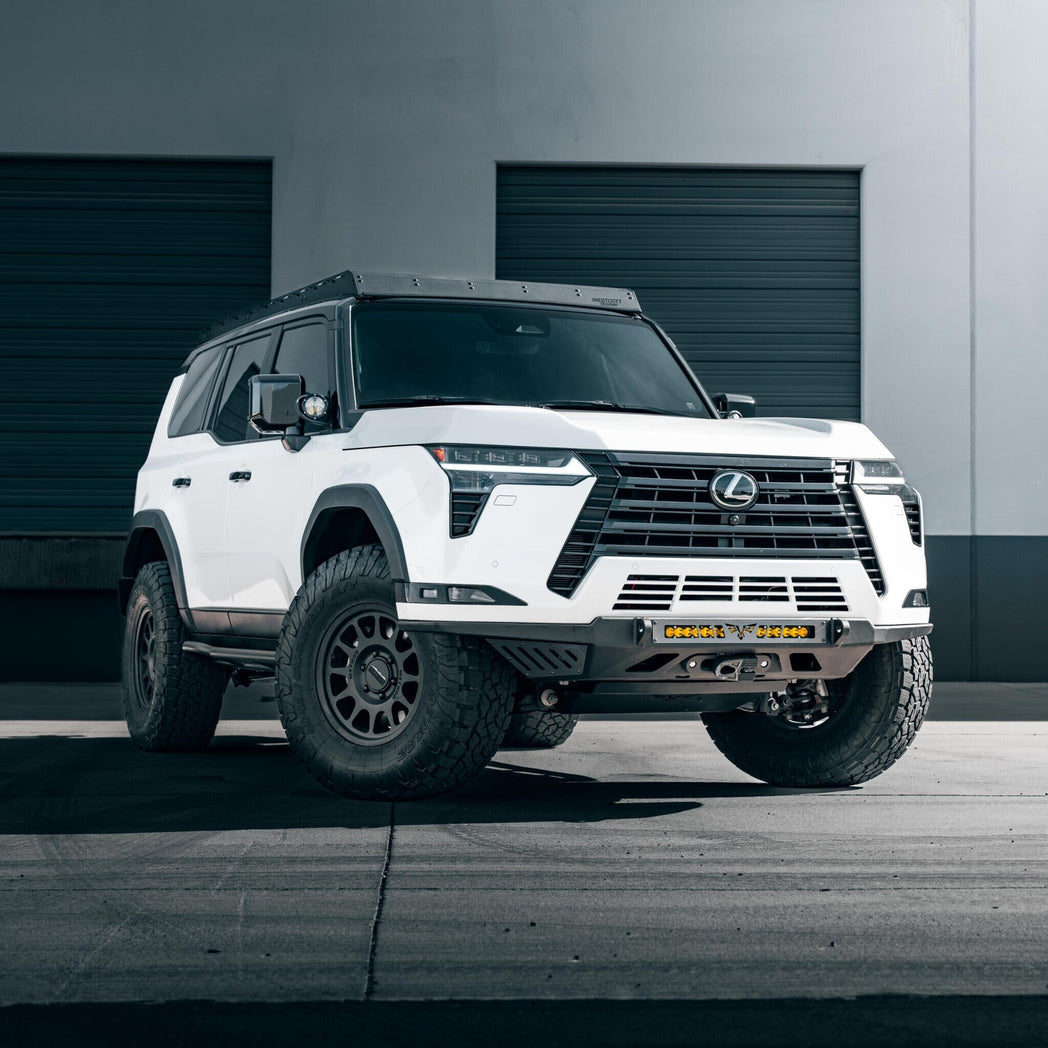 Lexus GX550 Rock Sliders by Westcott Designs - 20 degree lifestyle 3