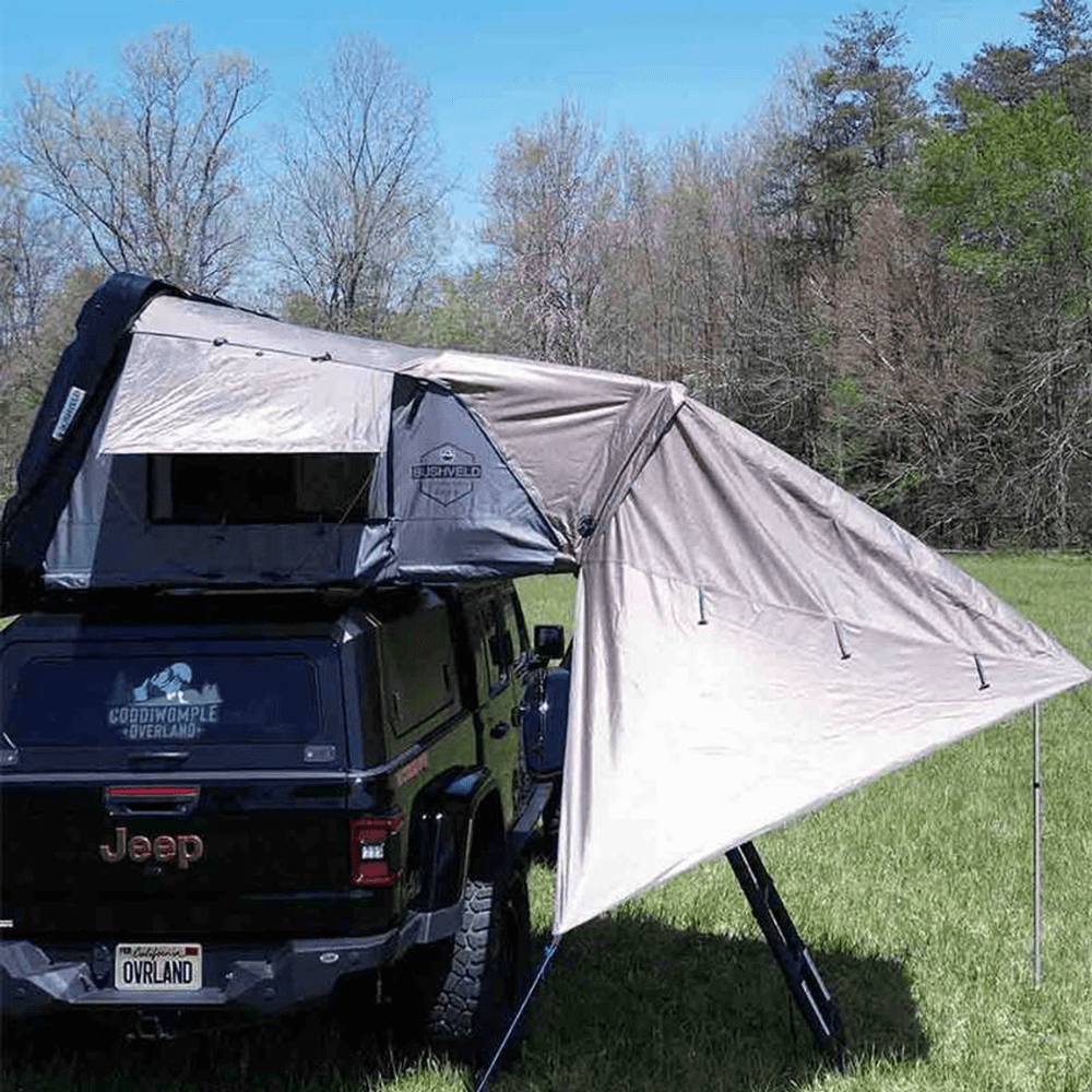 HD Bushveld Hard Shell Roof Top Tent Awning for 4 Person Roof Top Tent