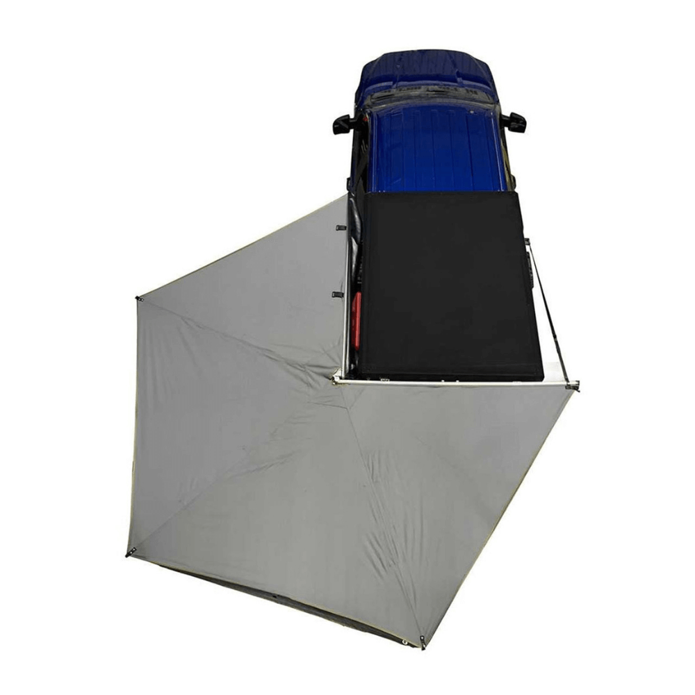 OVS HD Nomadic 270 LT Awning - Dark Gray With Black Travel Cover Universal