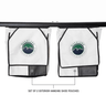 HD Nomadic 3 Arctic White Extended Soft Shell Roof Top Tent, White Body Dark Grey Rainfly