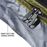 HD Nomadic Awning Room Enclosure, Grey Body, Green Trim (4 Walls & Floor)