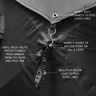 Hub Centric Ground Tent - Black Body & Grey Rainfly