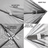 Hub Centric Ground Tent - Black Body & Grey Rainfly