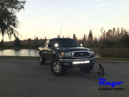 1995-2004 1st Gen Toyota Tacoma Ditch Light Brackets - Stainless Steel
