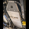 View from underneath of the C4 Fuel Tank Skid for the 2nd Generation Tacoma.