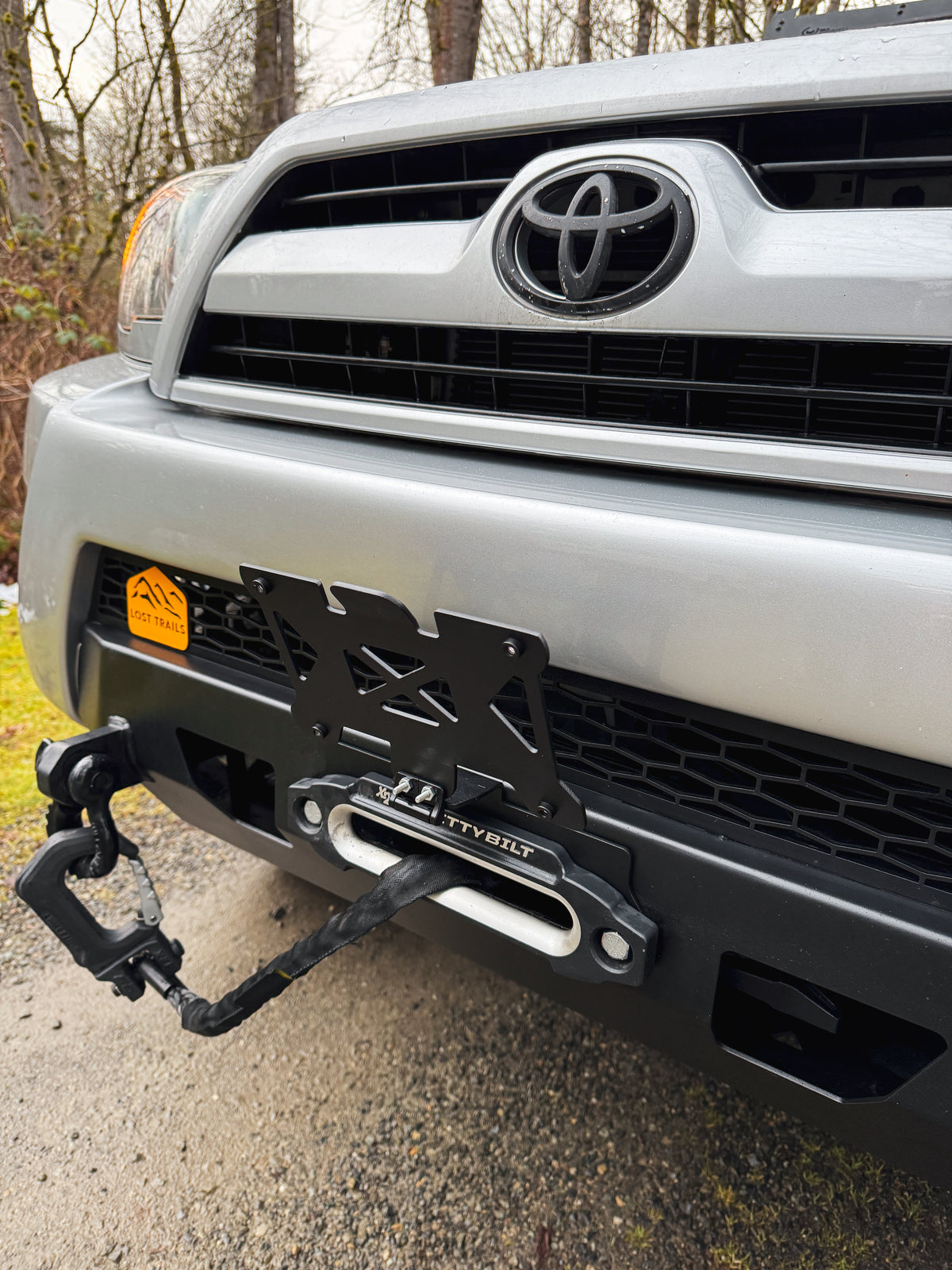 Fairlead License Plate Flip Mount