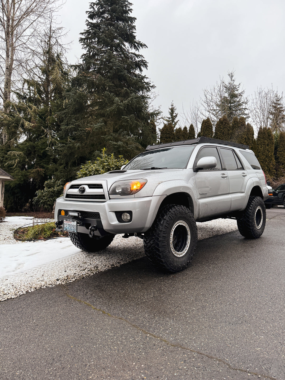 Fairlead License Plate Flip Mount - Light Bar Edition