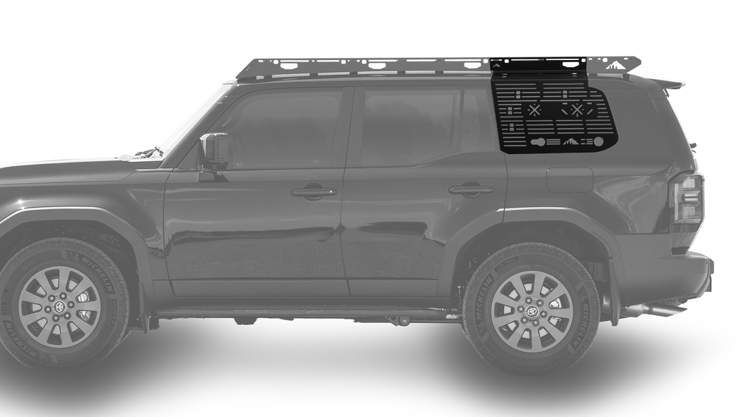 Sherpa Roof Rack window panel LandCruiser / GX550
