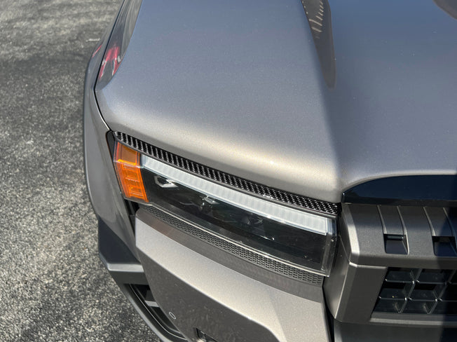 Upper Headlight Accent Trim Fits 2024-2026 Toyota Land Cruiser