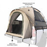 LD TACT Bed Tent, Tan Body & Green Rainfly