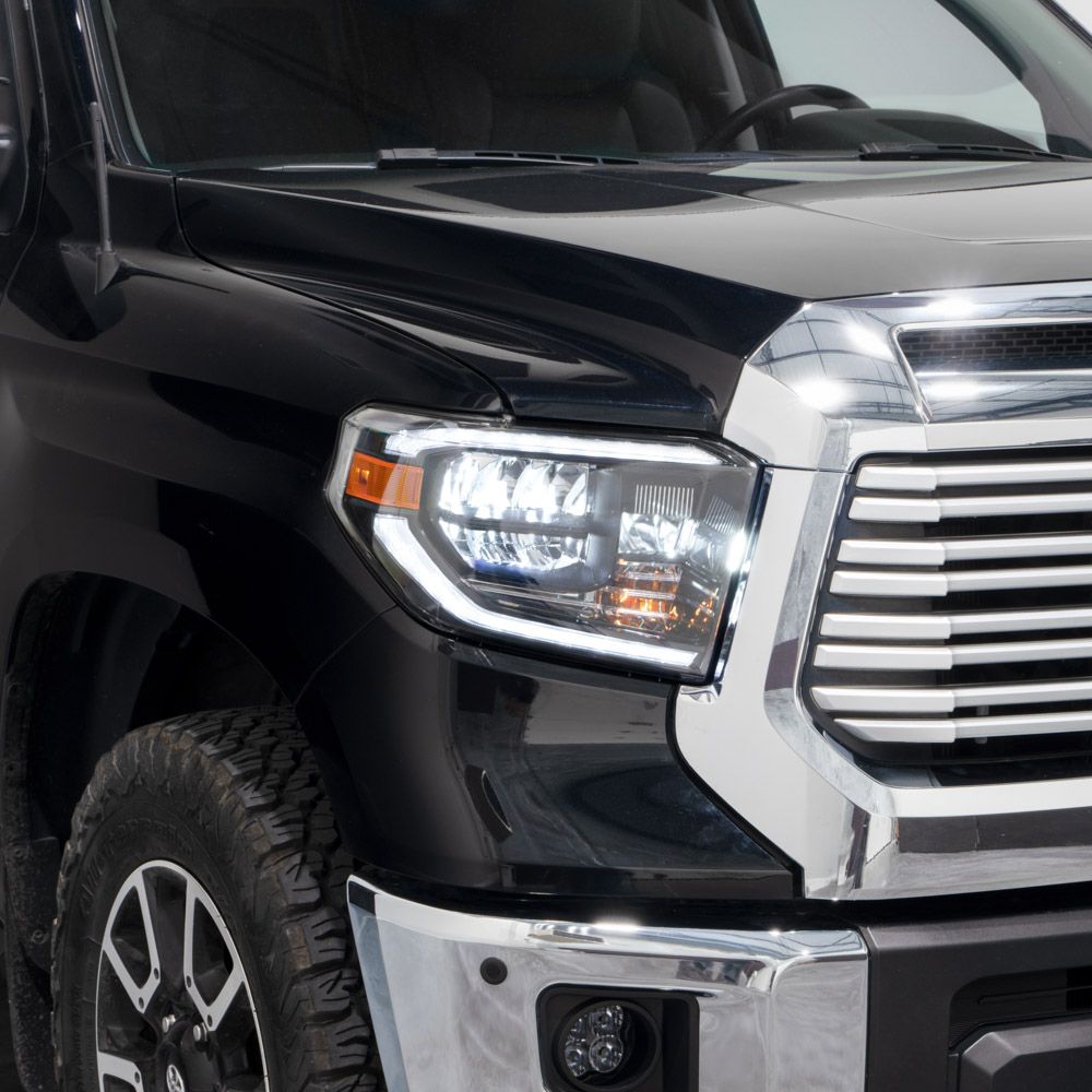 LED Reflector Headlights [Pair] Fits 2014-2021 Toyota Tundra