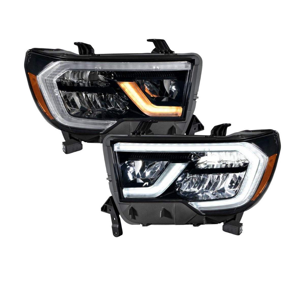 LED Reflector Headlights [Pair] fits 2008-2017 Toyota Sequoia