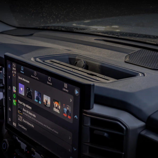 TRAXX™ - Slim Track Dash Bracket With 20LITE Phone Mount | 2022+ Toyota Tundra & 2023+ Toyota Sequoia