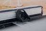 Universal Accessory Mount holding the awning on the Crossmembers for Land Cruiser or GX 550 OEM Factory Roof Rails