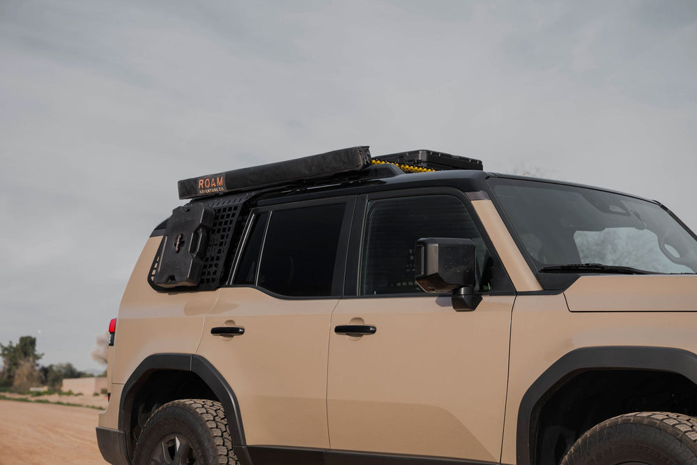 Crossmembers for Land Cruiser or GX 550 OEM Factory Roof Rails with lightbar