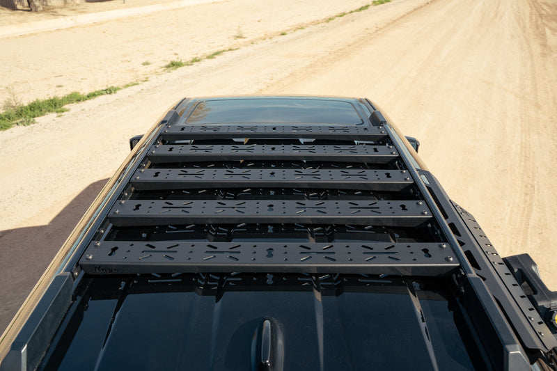 Top View of Crossmembers for Land Cruiser or GX 550 OEM Factory Roof Rails