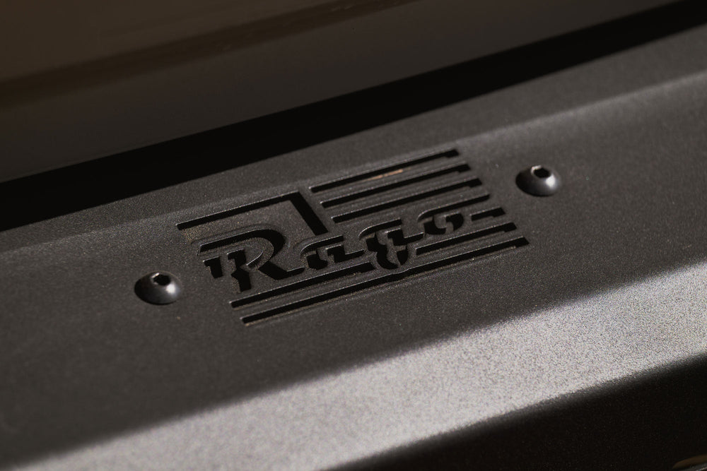 Rago cutout on the full-width, steel, off-road rear bumper for the Lexus GX 550.