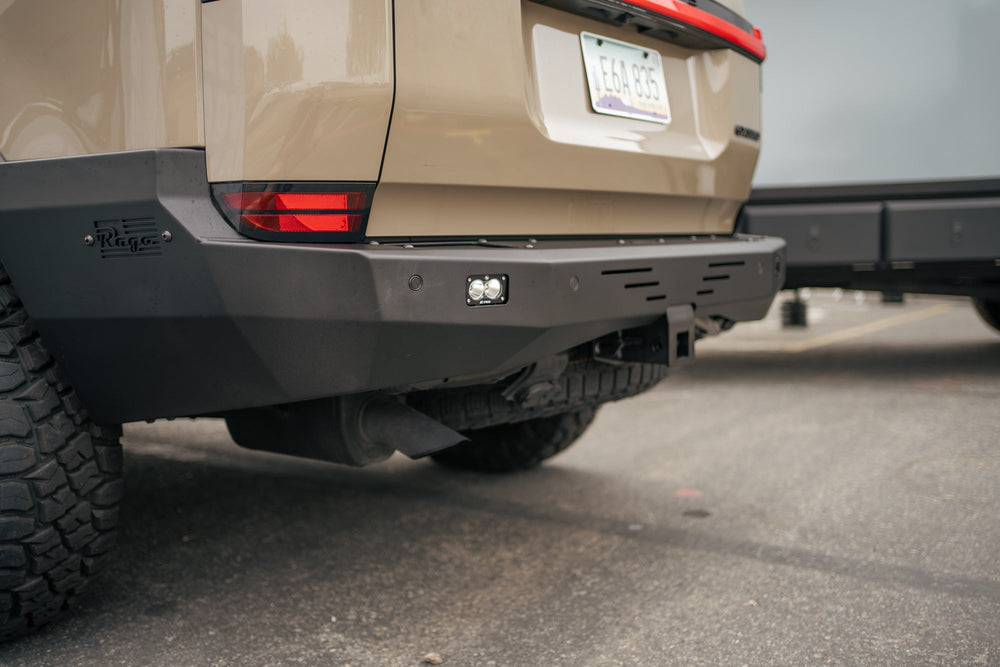 Our full-width, steel, off-road rear bumper for the Lexus GX 550 offers higher clearance.