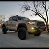 Tan extended cab Tacoma with a C4 Lo-Pro front bumper.