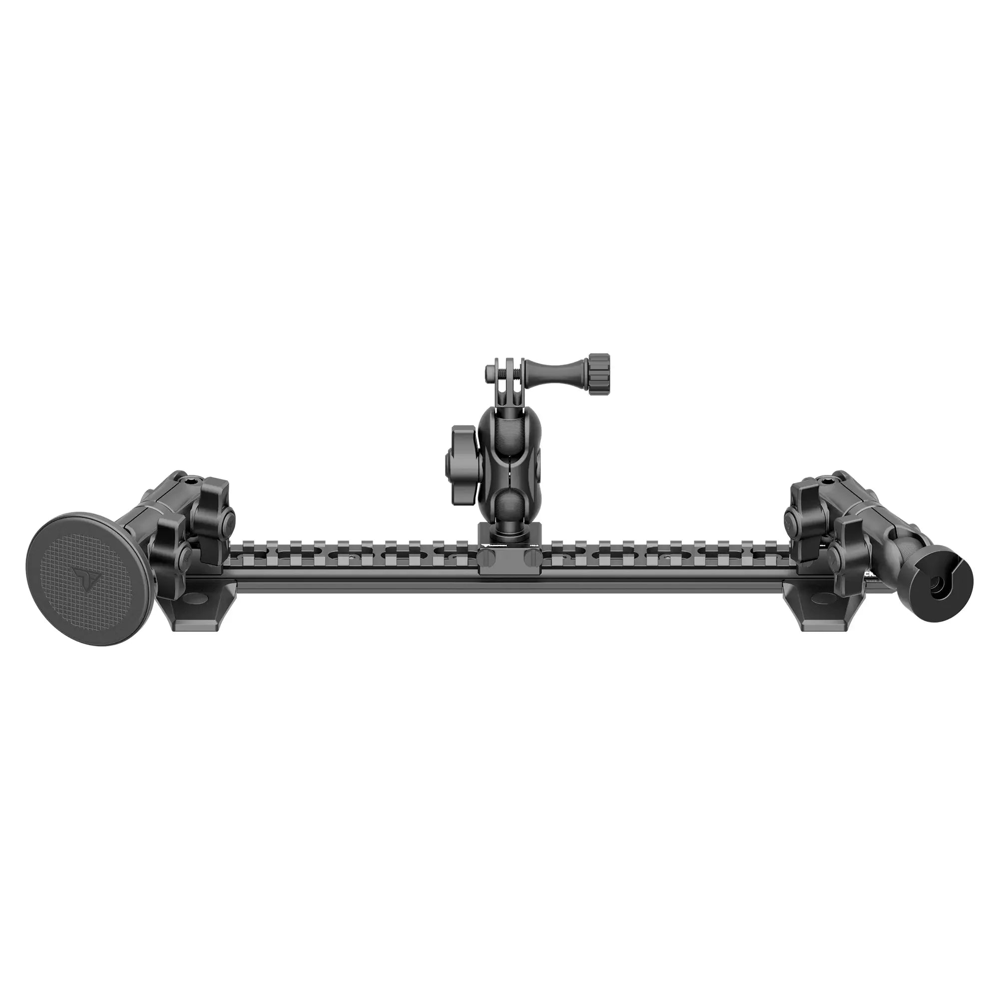 TRAXX™ - Assault Track Picatinny Dash Bracket With MagSafe Phone, CB Radio Microphone, and GoPro/Action Cam Holders | 2010-2024 Toyota 4Runner