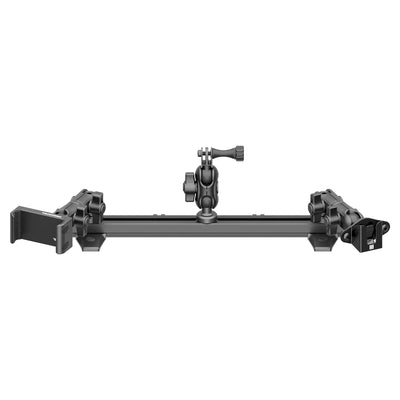 TRAXX™ - Slim Track Dash Bracket With 20LITE Phone, GoPro & 2-in-1 CB Mic Holders | 2010-2024 Toyota 4Runner