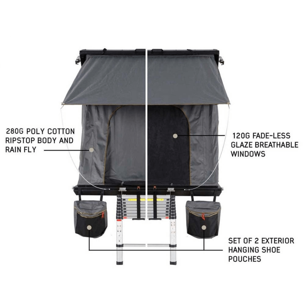 Mamba 3 Clam Shell Roof Top Tent