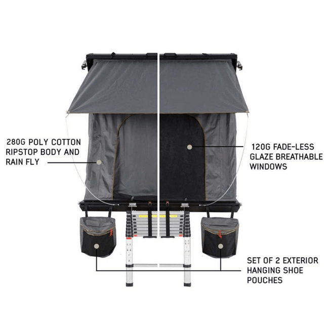 Mamba 3 Clam Shell Roof Top Tent