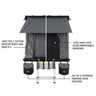 Mamba 3 Clam Shell Roof Top Tent