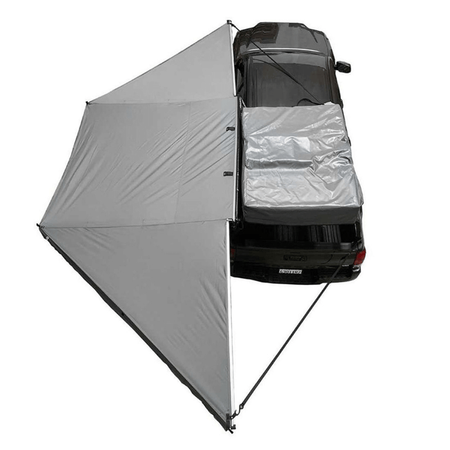 Nomadic Awning 180 Degree - Dark Gray Cover with Black Cover