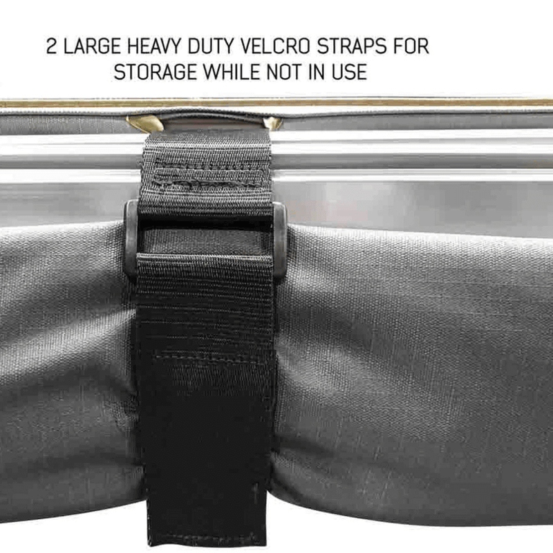 Nomadic Awning 180 Degree - Dark Gray Cover with Black Cover