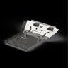 Rendering of the C4 Fabrication front skid plate for the 5th Generation Toyota 4Runner showing the structure wihin.