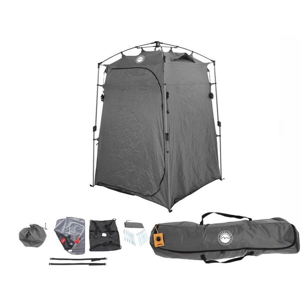 OVS Portable Privacy Room with Shower, Retractable Floor and Amenity Pouches and More - Quick Set Up