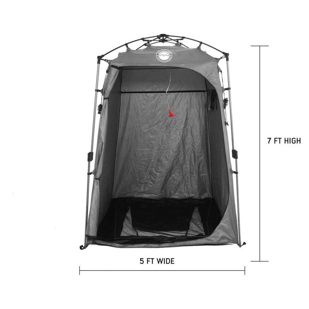 OVS Portable Privacy Room with Shower, Retractable Floor and Amenity Pouches and More - Quick Set Up
