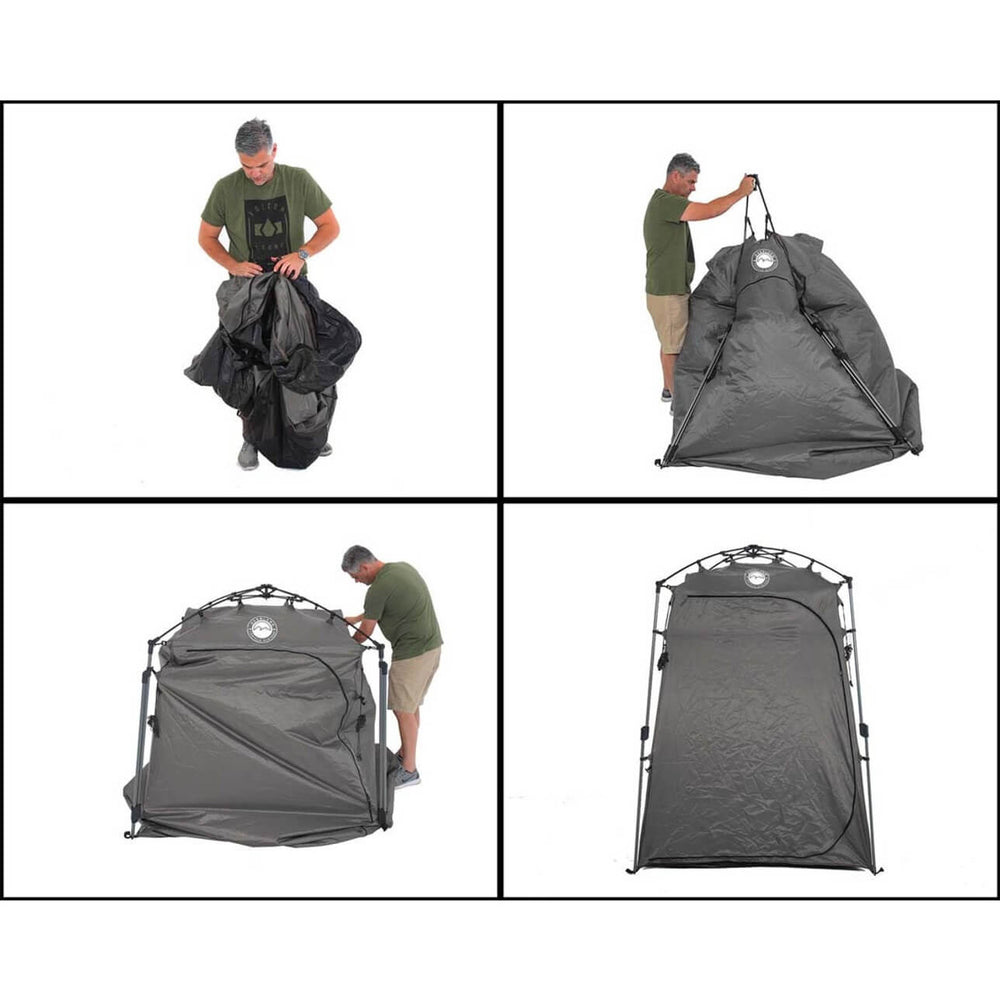 OVS Portable Privacy Room with Shower, Retractable Floor and Amenity Pouches and More - Quick Set Up
