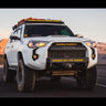 C4 Lo-Pro bumper with no bull bar installed on a white 5th Gen 4Runner.
