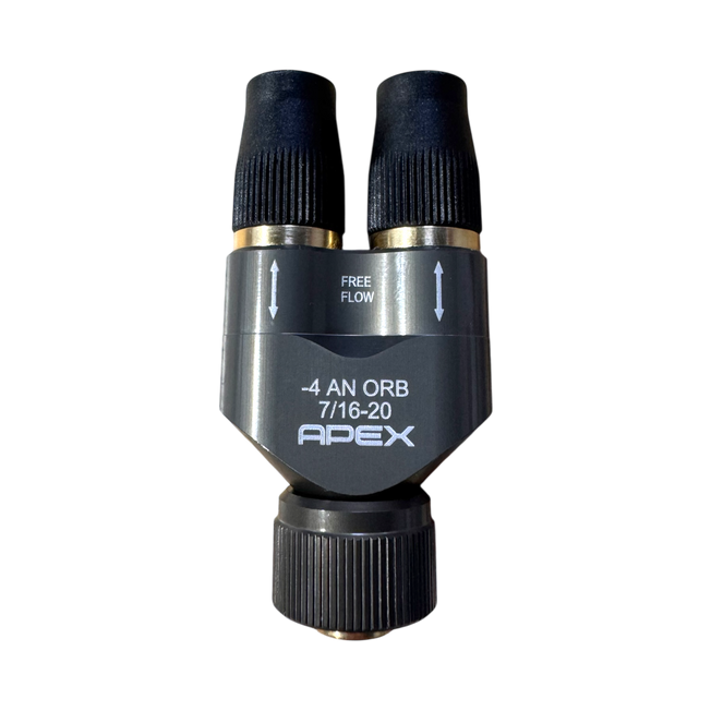 Quick Connect "Y" 2x 3/8 Hose Barb