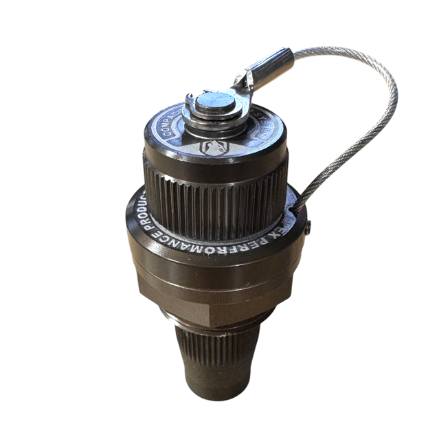 Panel Mount to 3/8 Braided Air Line