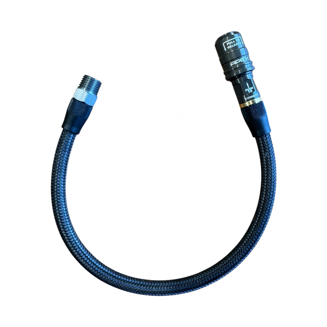 High Flow Push On Chuck - 1/4 NPT MALE - (Dual Flow)