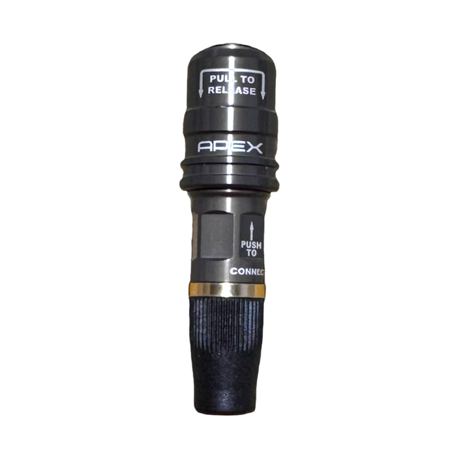 High Flow Push-On Chuck - 3/8 O.D. Hose (Dual Flow)