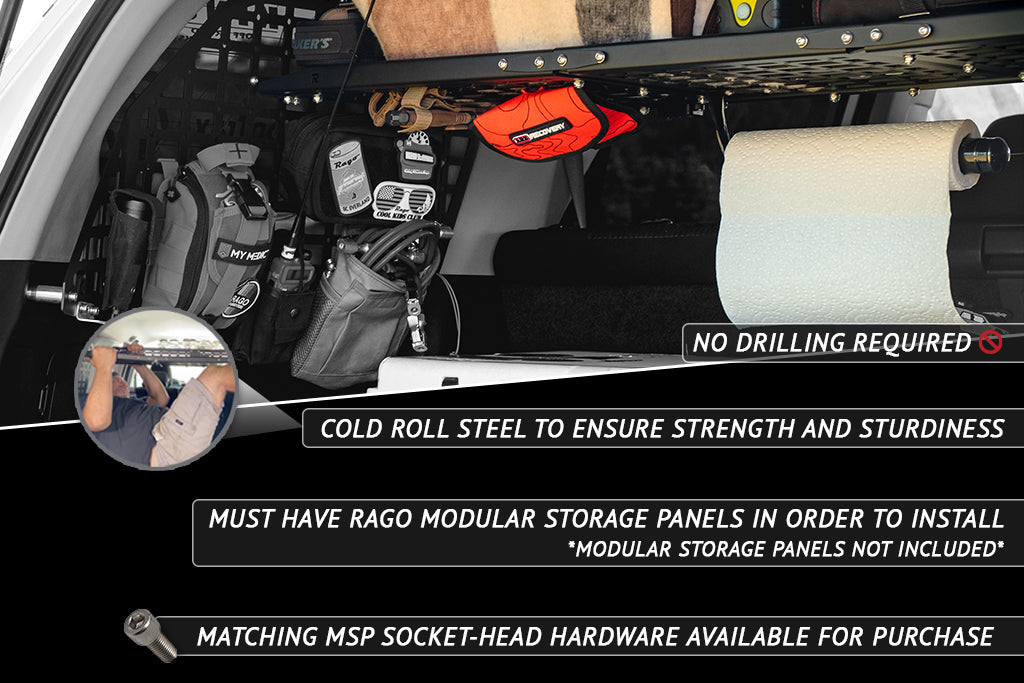 2010-2022 5th Gen Toyota 4Runner Modular Storage Panel Shelf
