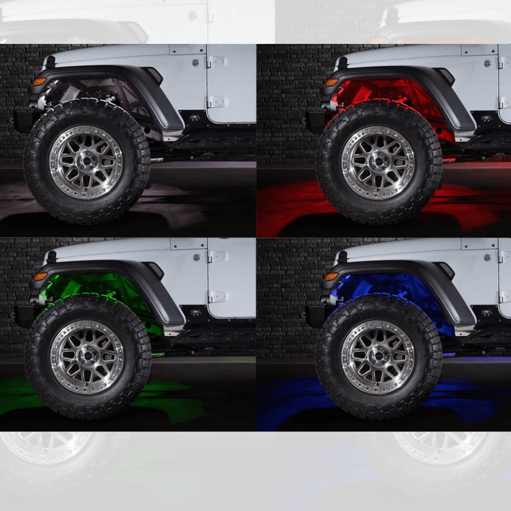 RGB Rock Light Kit: Color Changing (8PC.)