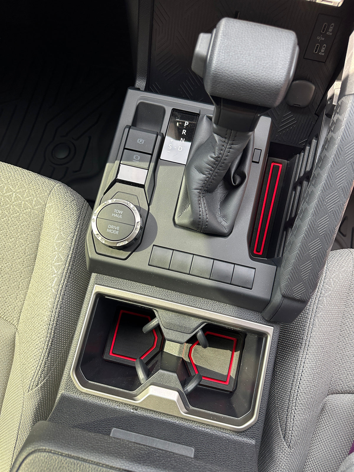 Center Console/Cupholder Inserts Fits 2025-2026 Toyota 4runner