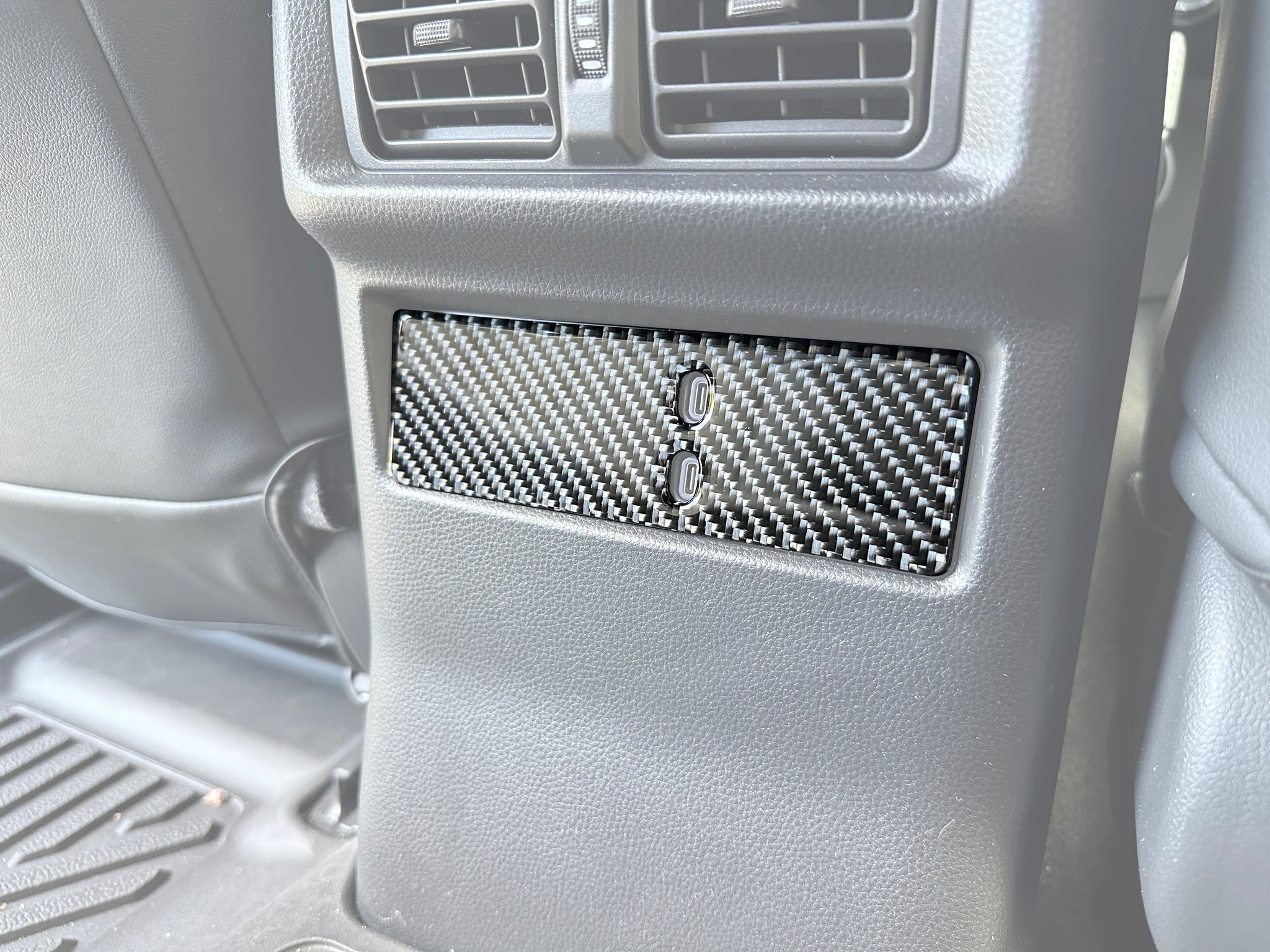 Rear U.S.B Port Accent Trim Fits 2025-2026 Toyota 4Runner